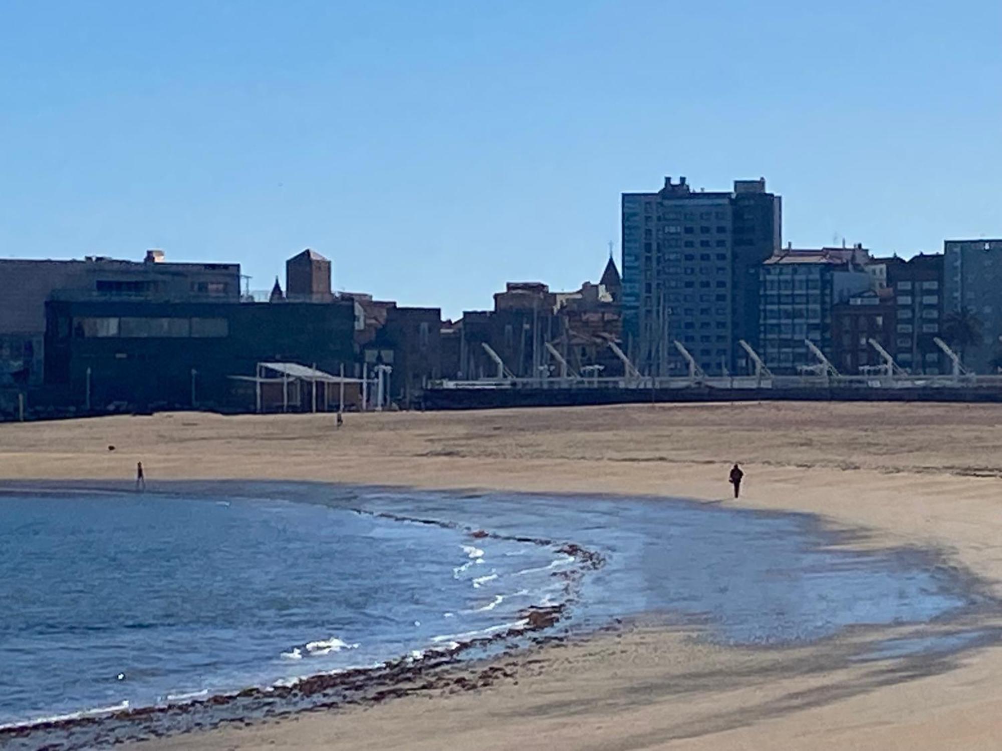 Poniente Beach Gijón Eksteriør billede