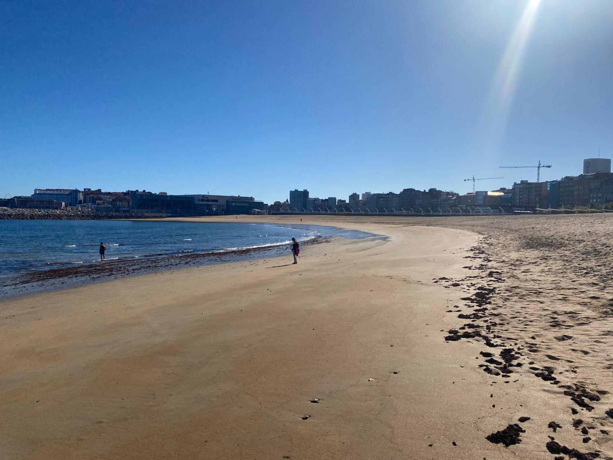 Poniente Beach Gijón Eksteriør billede