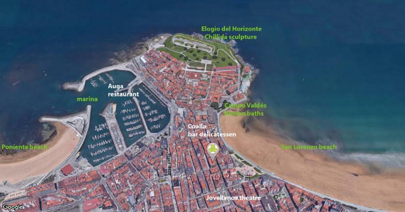 Poniente Beach Gijón Eksteriør billede